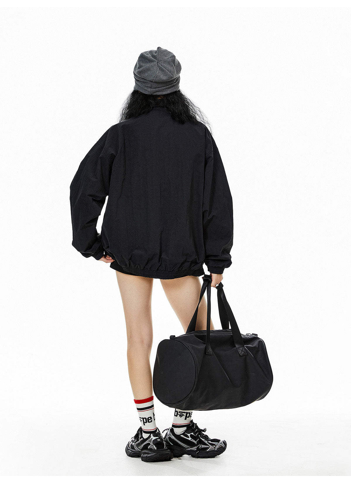 Women's Double-sided Cardigan Jacket Loose Leisure Sports Jacket