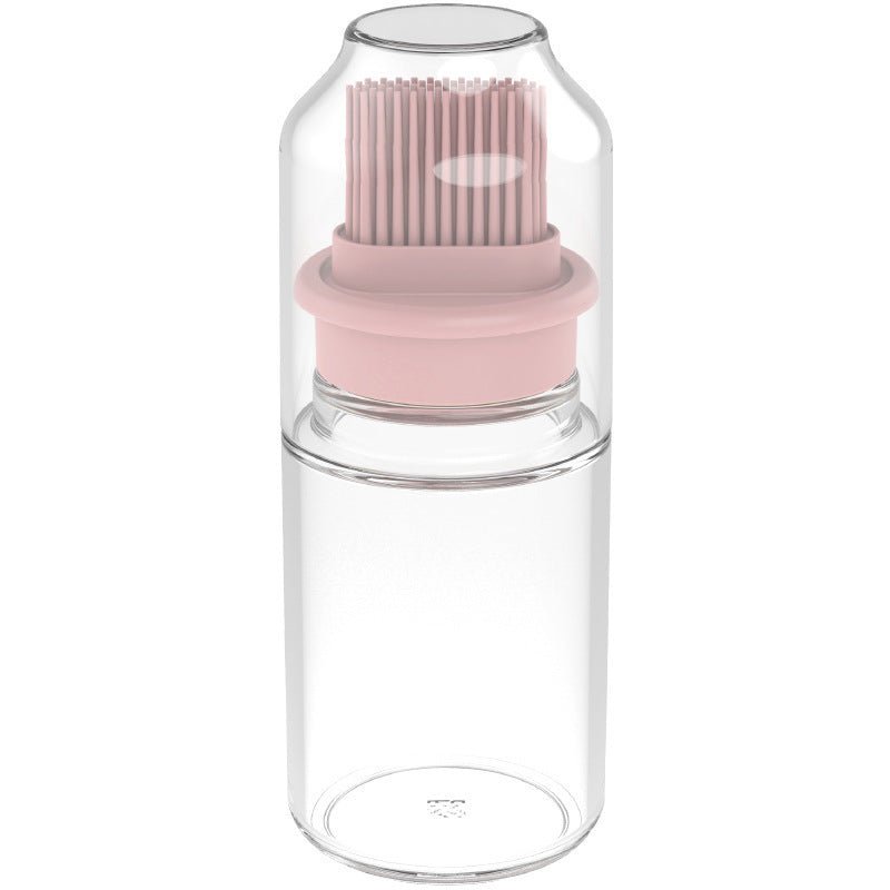 Portable Silicone Oil Bottle with Brush – BBQ & Baking Tool